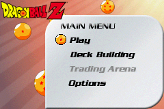 Dragon Ball Z Collectible Card Game screenshot 4 for GameBoy Advance
